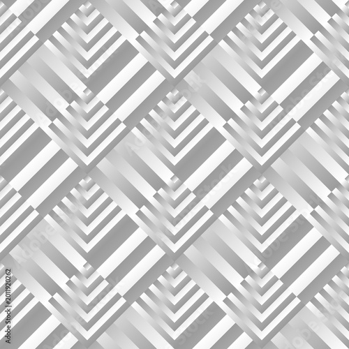 Seamless Diagonal Geometric Pattern Pearl Gradient Background Winter Snowy Cold Flowers Surface