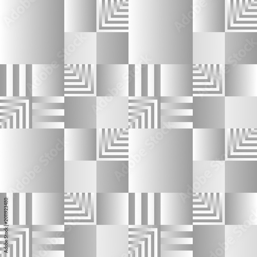 Gray-white textured seamless geometric gradient pattern winter snowy cold background