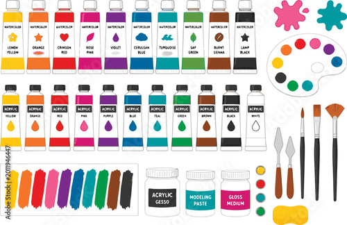 PAINT TUBES COLLECTION.eps