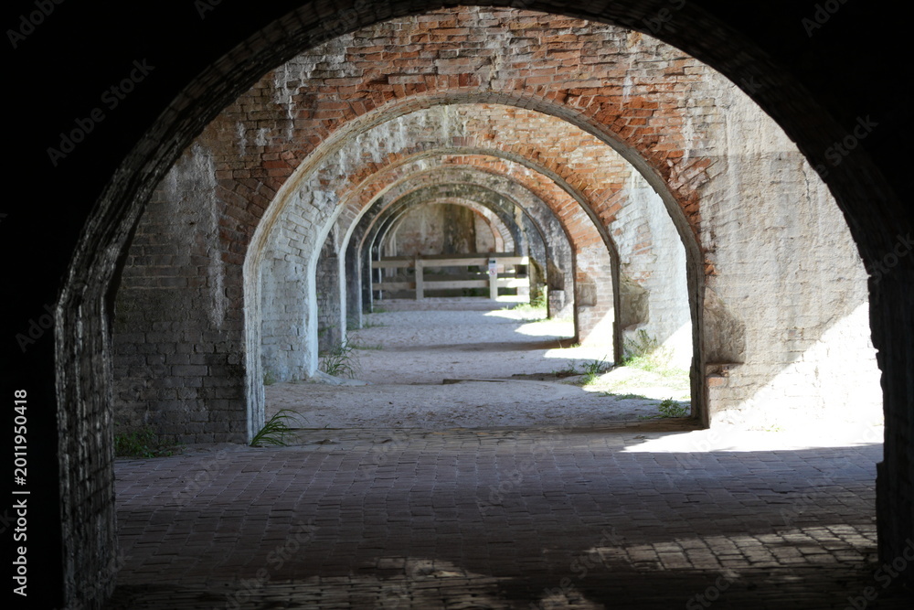 Obraz premium Fort Pickens Details and Structure