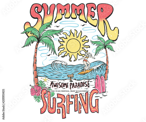Photography Summer surfing club