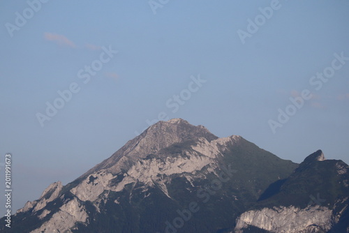 snow covered mountains