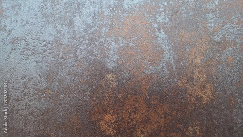 Bild auf Leinwand Close-up of metal surface with industrial rust and oxidation