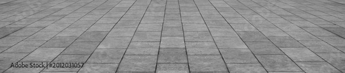 Foto empty stone floor top in perspective