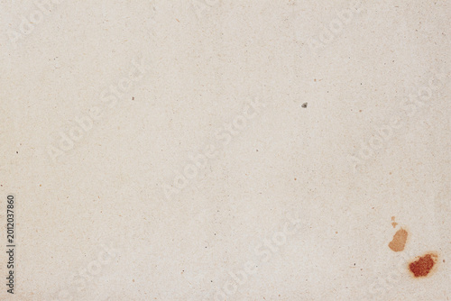 Paper texture with fiber, speckle, stains, blank surface for stationery, packaging, archive, scrapbook, design. Natural background paper for mockup, copy space, banner