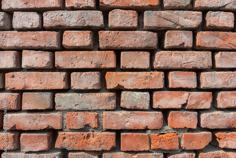 Fototapeta premium Masonry made of old bricks - 1813