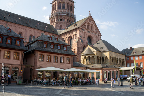 Bild auf Leinwand Mainz Cathedral (Hoher Dom St