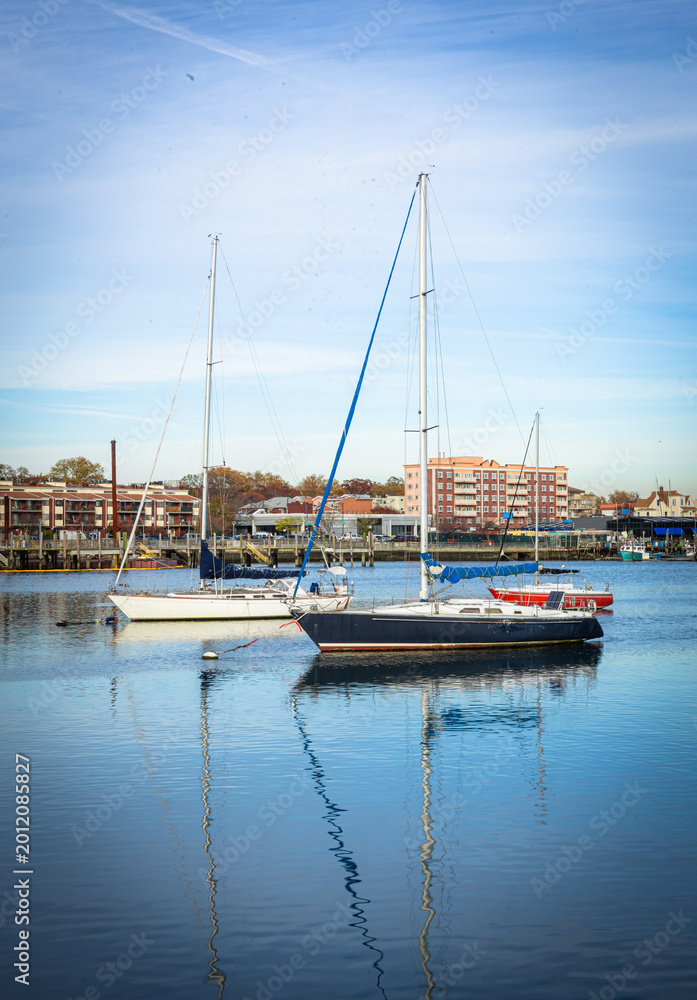 Fototapeta premium yachts in marina