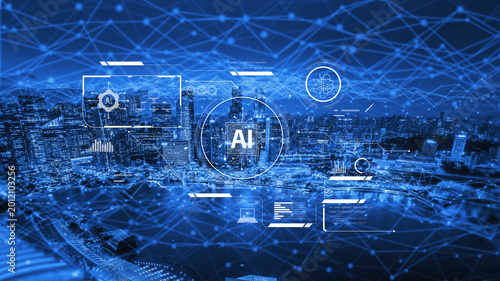 Фотография AI interface showing how artificial intelligence powers systems
