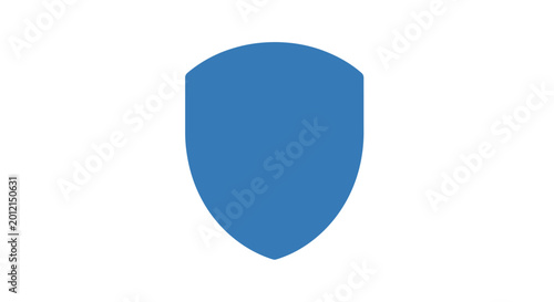 Obraz na płótnie Blue Shield Icon Symbol Graphic.