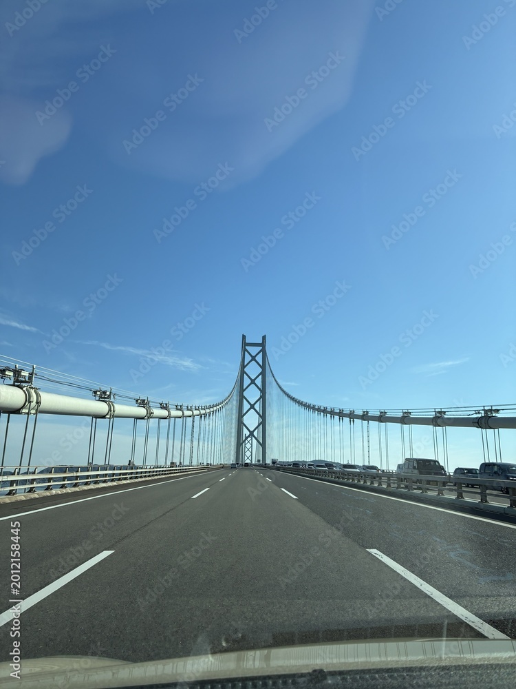 Fototapeta premium Akashi Kaikyo Bridge