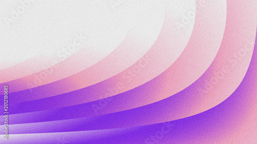 Slika na platnu A smooth, curved abstract gradient blending peach‑pink, royal purple, and soft white with a subtle grainy texture