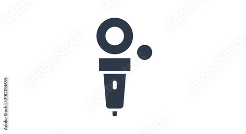 Bild auf Leinwand Exclamation Mark Punctuation Symbol Graphic.