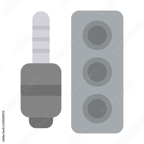Tableau sur toile Sound Ports Vector Icon