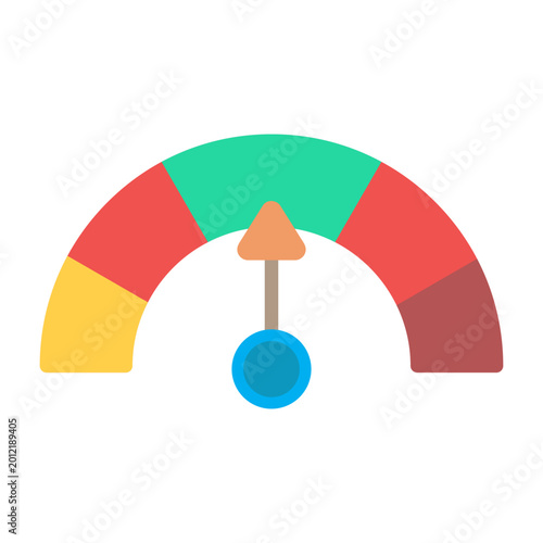Konstfotografi Gauge Vector Icon