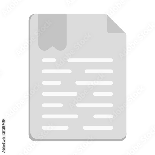 Obraz na płótnie Document Vector Icon