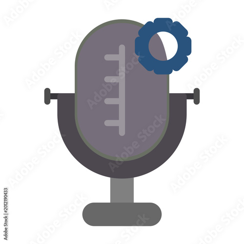 Φωτογραφία Microphone Vector Icon