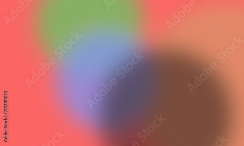 Abstract gradient background, with soft blended, coral red and, deep brownish hues