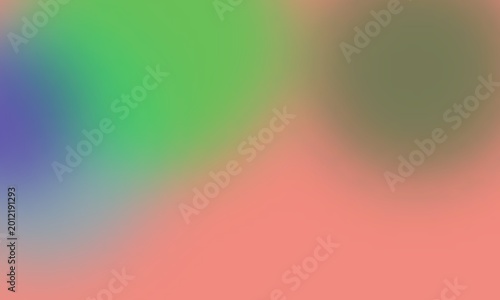 Abstract gradient background, with soft blended, green, blue, and, pink colors