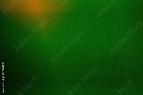 Foto Moody dark green gradient with a soft warm orange glow in the corner, creating a dramatic abstract backdrop suited for cinematic posters and bold digital designs