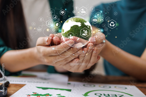 Bilde på lerret ESG icon concept