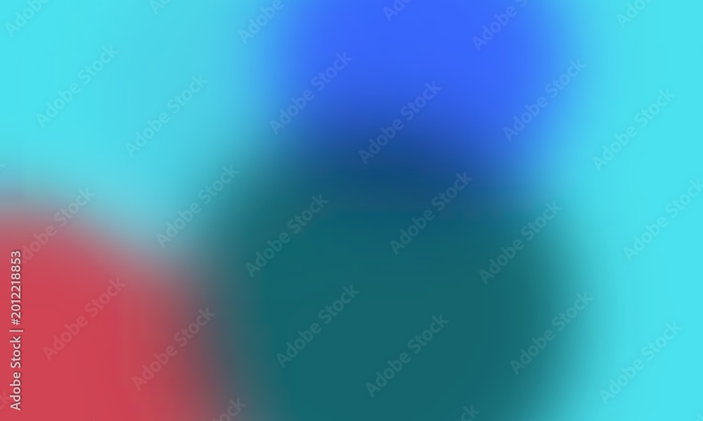 Obraz premium Bright blue and red blurred gradient background, with soft color transitions