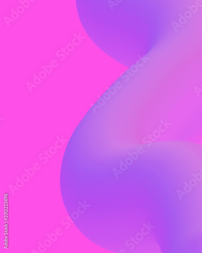 abstract blue neon with purple and pink gradation wavy lines background with smooth fluid gradient shapes. for wallpaper and background