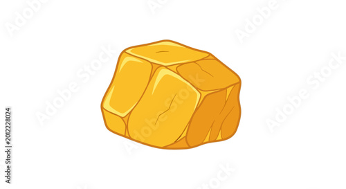 Foto Golden Bar of Soap Closeup.