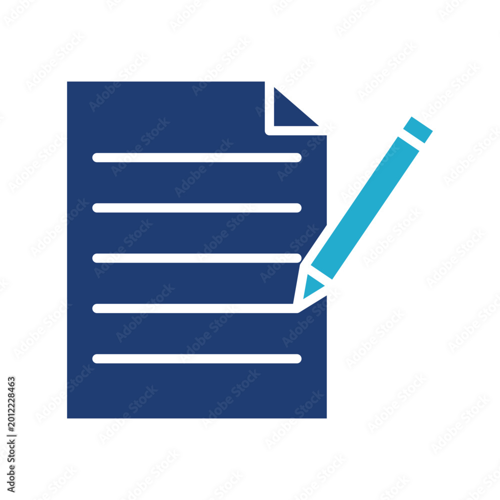 Fototapeta premium Paper icon