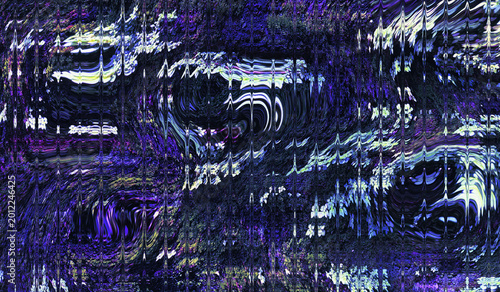 Φωτογραφία A blue abstract background with a glossy combination of stripes