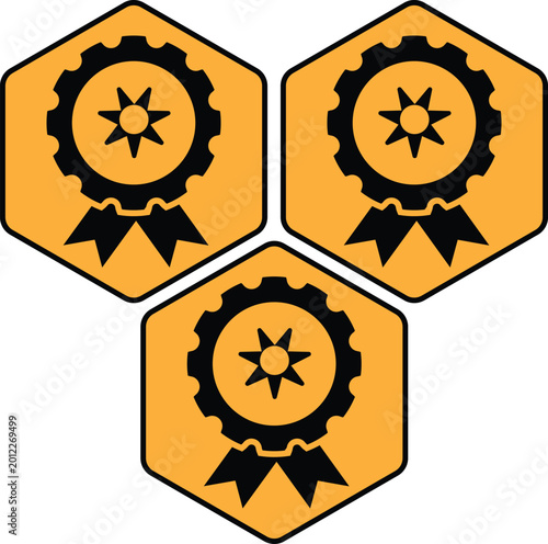 Gear Badge Design Variations
Colorful Mechanical Icon Series
Hexagon Star Gear Art
Multicolor Gear Patterns
Creative Badge Collection 
Black Gear Patterns
