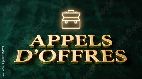 French business, golden call for tenders, appels d'offres, luxury briefcase