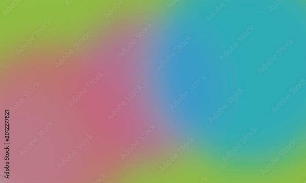 Obraz premium Abstract green and blue gradient background, with soft blended, color tones