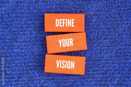 Fotografía Words or quotes of inspiration and motivation to succeed Define Your Vision
