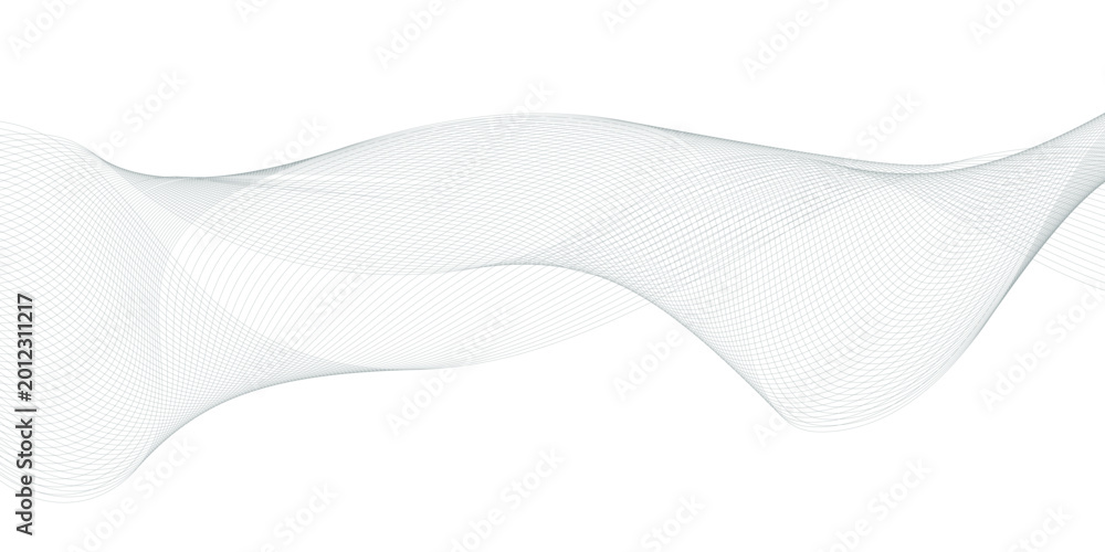 Fototapeta premium Modern abstract vector wavy background
