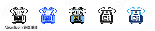 Photos Centrifuge Icon Collection With Multiple Styles