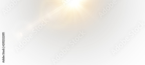 Golden radiance PNG — soft glowing sunburst from the top center in warm tones.
