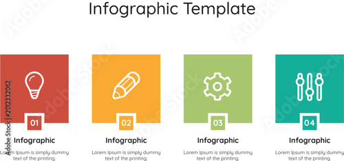 set box infographic template