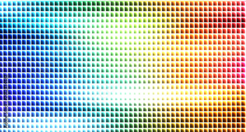 Photos gradient square pattern with rainbow colors, full frame