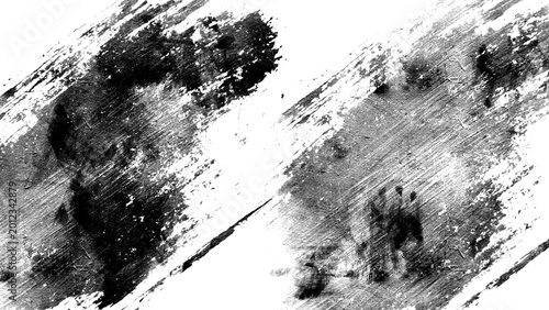 Photography Black and white paint brush strokes create a transparent texture effect