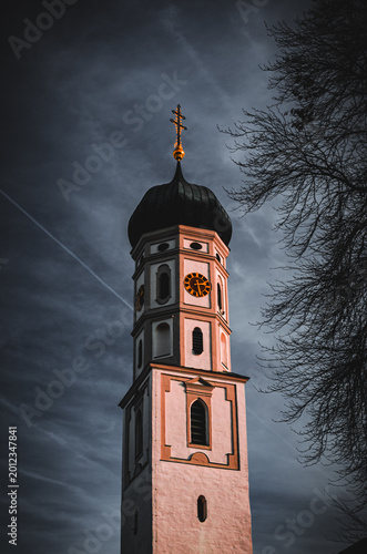 Принти на полотні Schussenried Abbey in the evening sun