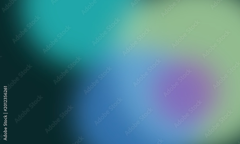 Obraz premium Teal blue and soft green gradient background, with purple color accent