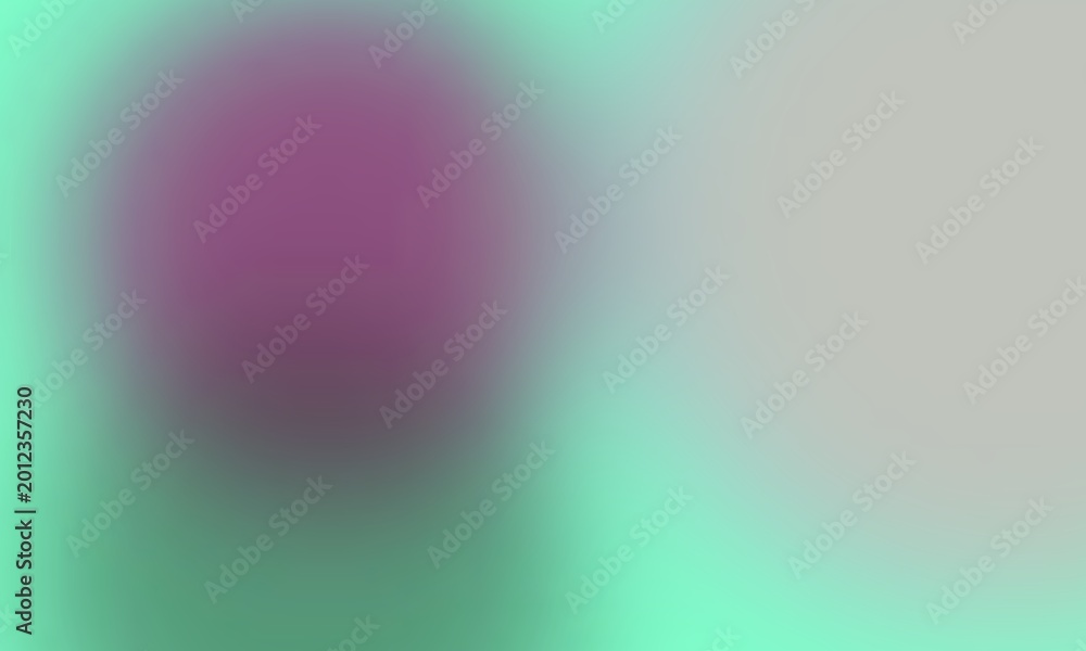 Fototapeta premium Purple and mint green soft gradient background, with smooth blended, color hues