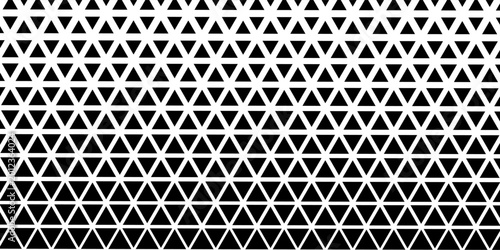 Slika na platnu Triangle halftone gradient texture