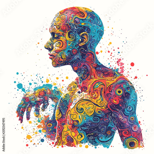 Abstract Human Body Design Very Cool