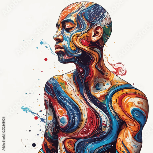Abstract Human Body Design Very Cool