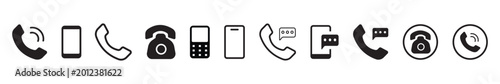 Fotografija Phone icon set