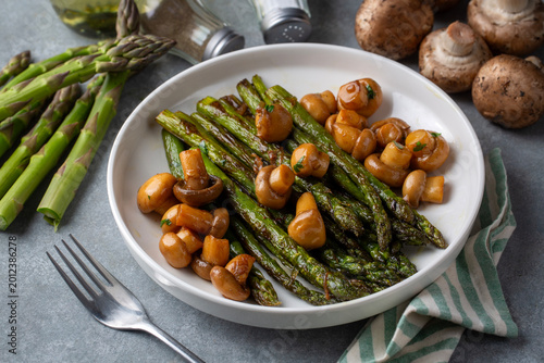Roasted Asparagus and Saute...