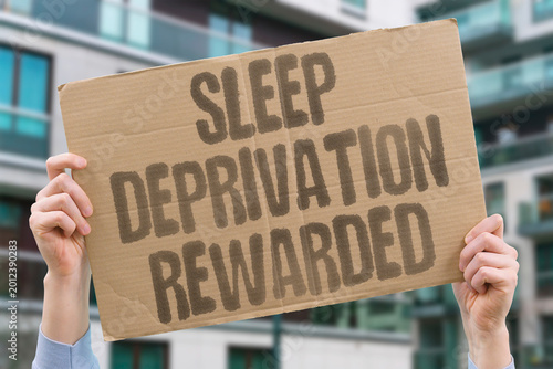 Tableau sur toile "Sleep Deprivation Rewarded" Workplaces treat shortened sleep schedules as markers of professional commitment