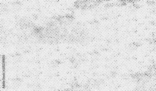 Halftone crumpled paper texture with a dotted, rough, and wrinkled surface. Black creased sheet background in comic pop-art style, featuring grainy folds and gritty distressed backdrop.
